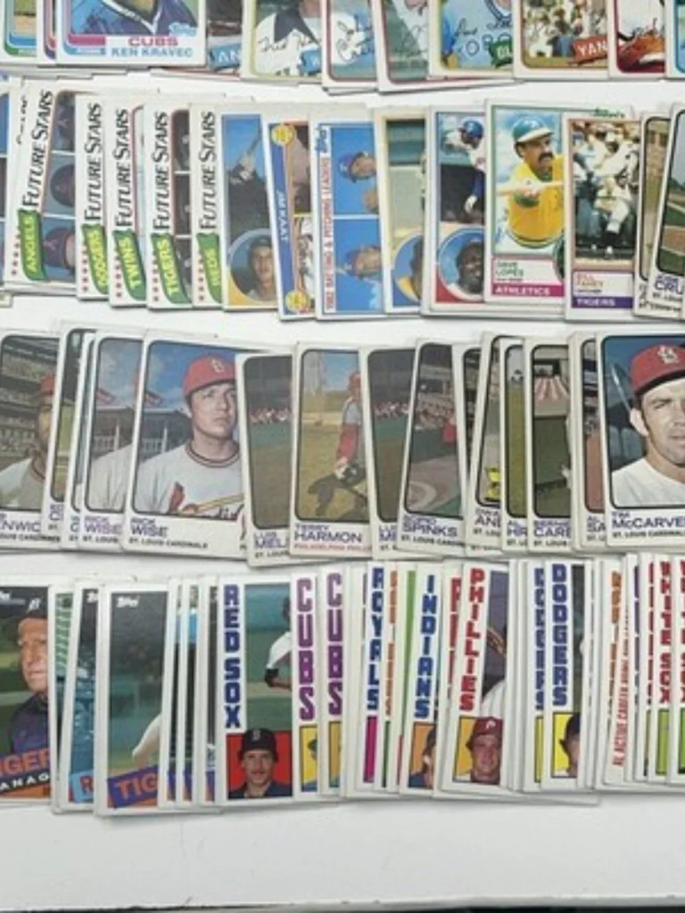 1970’s -1980’s Topps Fleer Baseball Lot ~350 Cards Low Grade